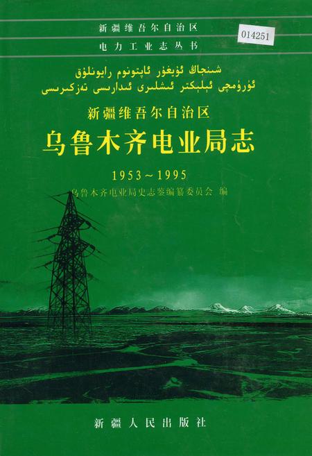 《乌鲁木齐电业局志》.pdf_新疆维吾尔自治区志