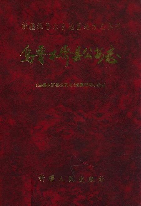 《乌鲁木齐县公安志》.pdf_新疆维吾尔自治区志