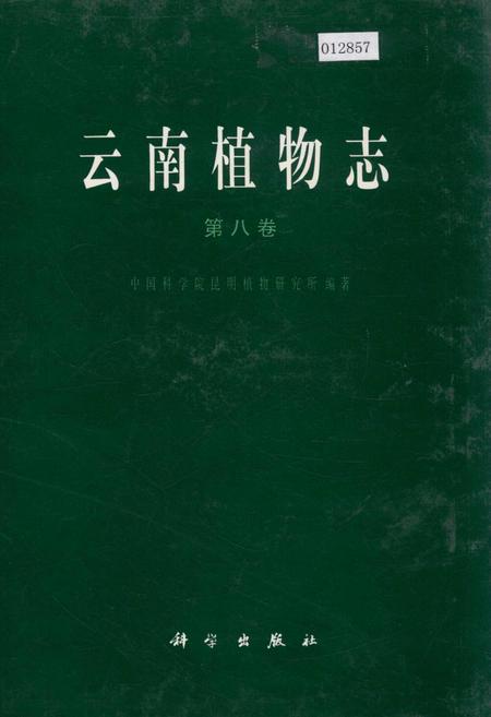 《云南植物志 第八卷》.pdf_云南省志插图 《云南植物志 第八卷》.pdf_云南省志插图