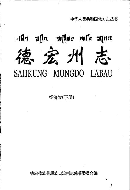 《德宏州志 经济卷 下册》.pdf_云南省志插图1