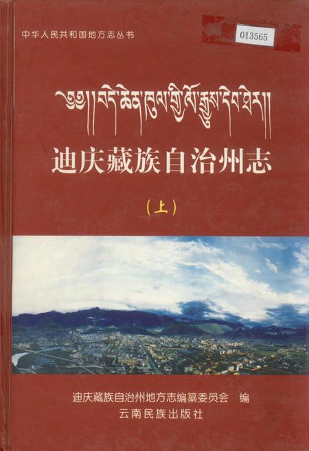 《迪庆藏族自治州志 上》.pdf_云南省志