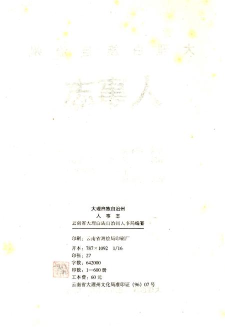 《大理白族自治州人事志》.pdf_云南省志插图3