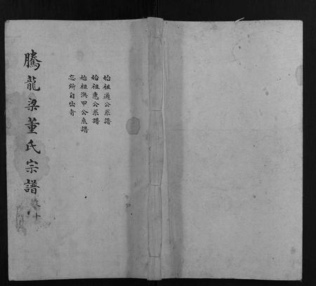 云南董氏-腾龙梁董氏族谱 [16卷].pdf电子版插图