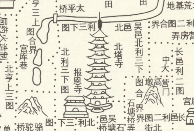 清代《苏城全图》高清版复刻插图2