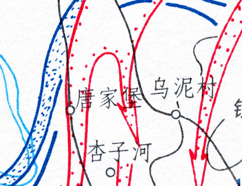 解放战争《荔北战役经过要图》插图3