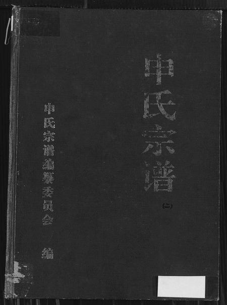 云南申氏-申氏宗谱 [2卷].pdf电子版插图