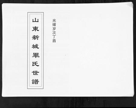 0060.山东新城毕氏世谱[13卷](别名：Shan Dong Xin Cheng Bi Shi Shi Pu、山东新城毕氏世谱).pdf电子版