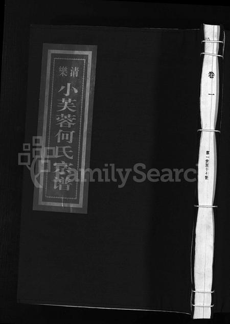 4186.乐清小芙蓉何氏宗谱 [4卷](别名：Yue Qing Xiao Fu Rong He Shi Zong Pu、小芙蓉何氏宗谱、乐清小芙蓉何氏宗谱).pdf电子版