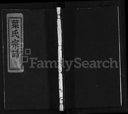 4745.叶氏宗谱 [不分卷](别名：Ye Shi Zong Pu、望锺叶氏宗谱、叶氏宗谱).pdf电子版