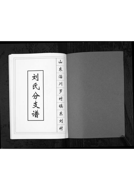 3938.山东淄川罗村镇东刘村刘氏分支谱[1册](别名：Shan Dong Zi Chuan Lu Cun Zhen Dong Liu Cun Liu Shi Fen Zhi Pu、山东淄川罗村镇东刘村刘氏分支谱).pdf电子版插图1
