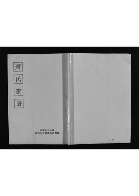 8961.萧氏家谱 [不分卷](别名：Xiao Shi Jia Pu、萧氏家谱).pdf电子版插图1