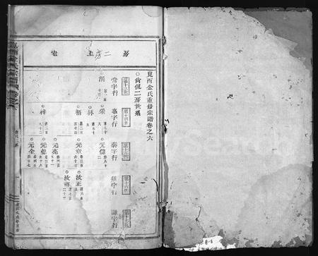 4285.岘西金氏宗谱 [残卷](别名：岘西金氏重修宗谱、Xianxi Jinshi Zongpu、岘西金氏宗谱).pdf电子版插图1