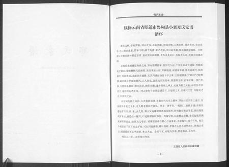 11256.郑氏家谱 ： 云南省昭通市鲁甸县小寨.pdf电子版插图2