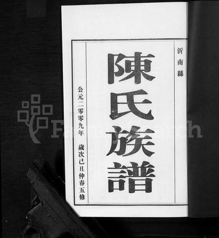 山东陈氏-沂南县陈氏族谱 [5卷](别名：陈氏族谱).pdf电子版插图1