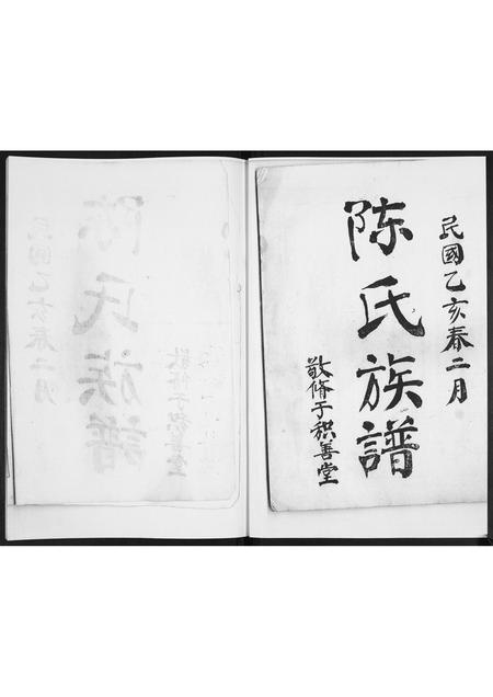 山东陈氏-陈氏族谱.pdf电子版插图1