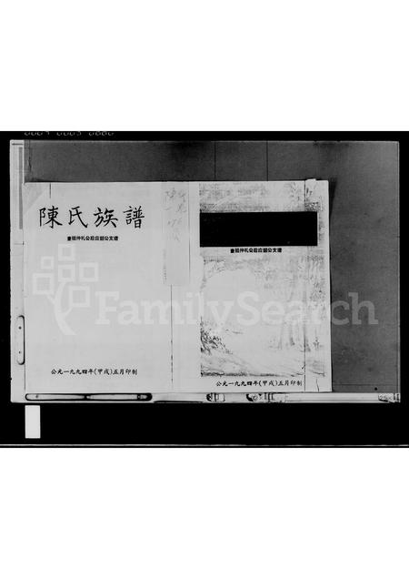 海南陈氏-陈氏族谱(别名：陈氏族谱).pdf电子版插图1