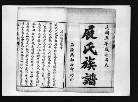 山东展氏-展氏族谱 [不分卷](别名：Zhan Shi Zu Pu).pdf电子版插图2