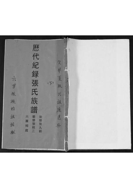 广西张氏-张氏家谱历代记录[2卷首1卷].pdf电子版插图