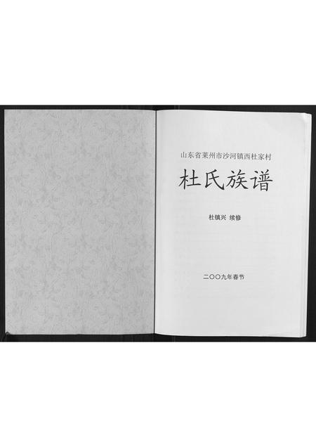 山东杜氏-杜氏族谱.pdf电子版插图1