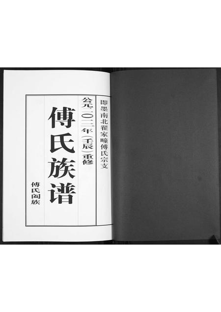 山东傅氏-傅氏族谱.pdf电子版插图1