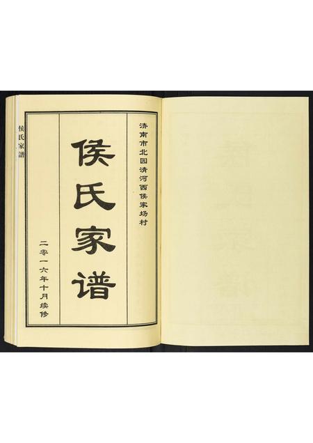 山东侯氏-侯氏家谱.pdf电子版插图1