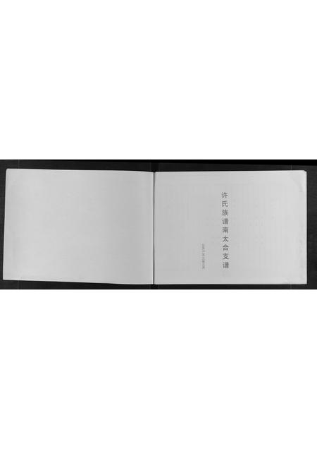 山东许氏-许氏族谱南太合支谱.pdf电子版插图1