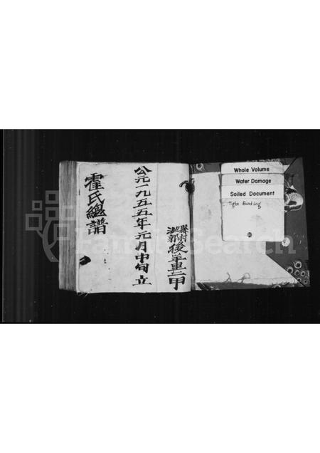 山西霍氏-霍氏总谱(别名：霍氏四门家谱).pdf电子版插图1