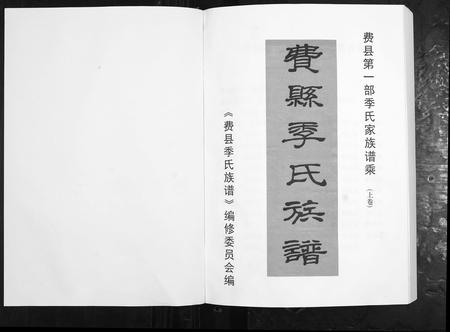 山东季氏-费县季氏族谱[2卷].pdf电子版插图1