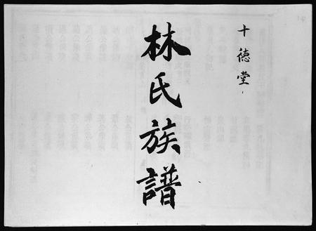 海南林氏-林氏族谱 [4卷,首3卷](别名：Lin Shi Zu Pu).pdf电子版插图1