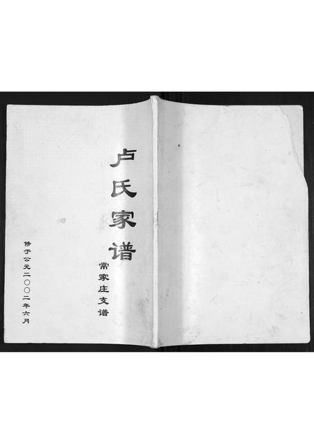 山东卢氏-卢氏家谱常家庄支谱[不分卷].pdf电子版插图