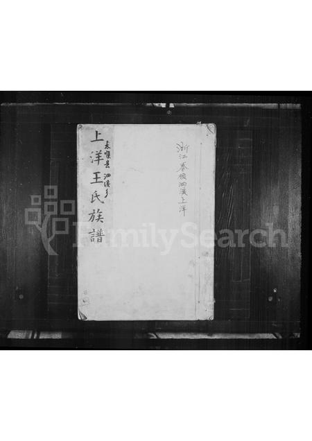 4552.上洋王氏族谱(别名：泗溪王氏族谱).pdf电子版插图1