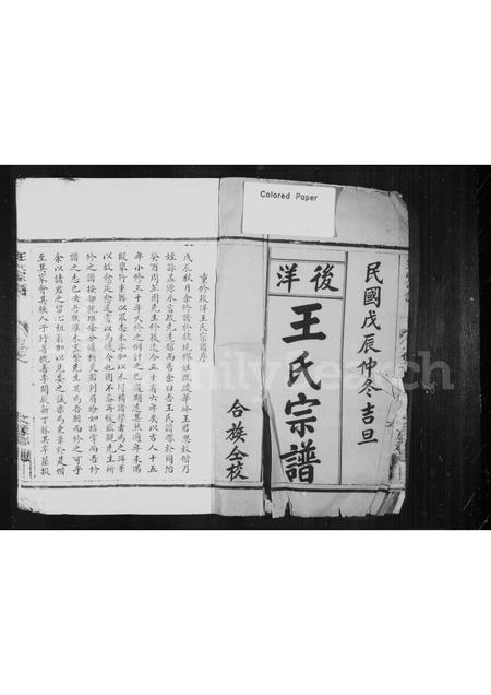 4558.后洋王氏宗谱(别名：王氏宗谱).pdf电子版插图2