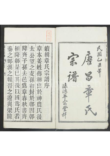 4602.唐昌章氏宗谱 [20卷及卷首末](别名：章氏宗谱).pdf电子版