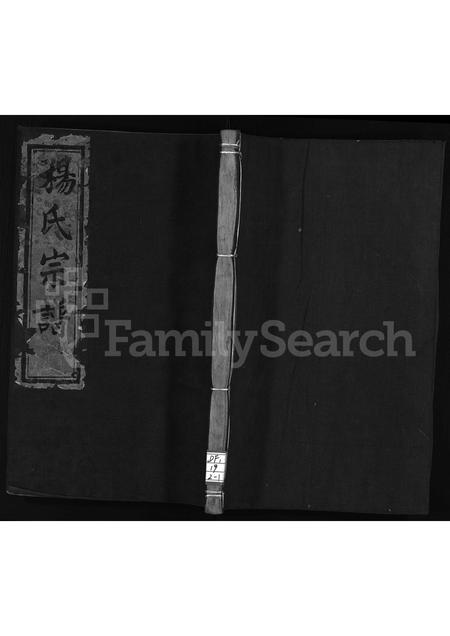 4722.稽东杨氏宗谱 [2卷](别名：Yang Shi Zong Pu、稽东杨氏宗谱、杨氏宗谱).pdf电子版插图