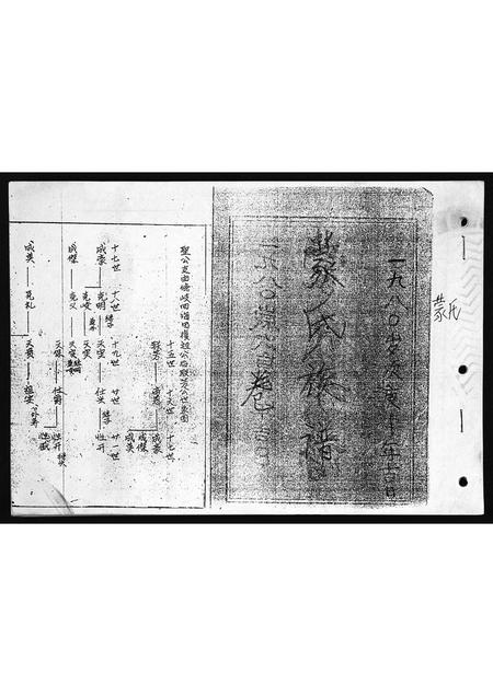 海南蒙氏-蒙氏族谱 [总卷数不详](别名：Meng Shi Zu Pu).pdf电子版插图1