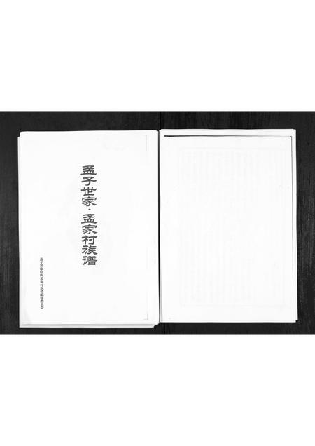 山东孟氏-孟子世家孟家村族谱[1册](别名：Meng Zi Shi Jia Meng Jia Cun Zu Pu).pdf电子版
