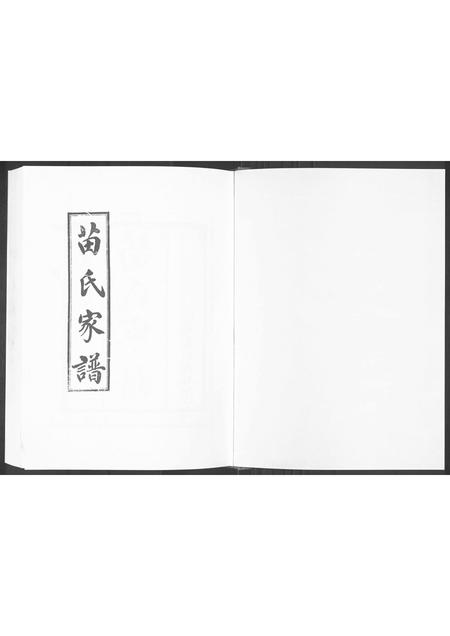 山东苗氏-苗氏家谱 [不分卷](别名：Miao Shi Jia Pu).pdf电子版插图1