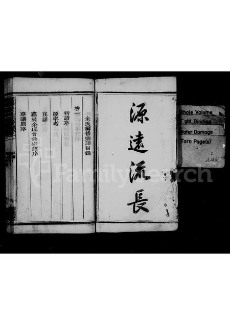 4770.定阳余氏宗谱 [2卷].pdf电子版插图1