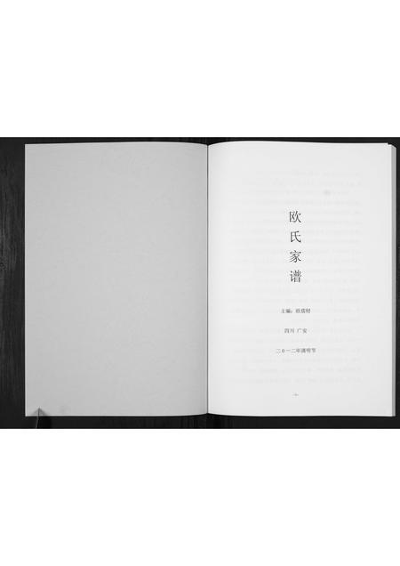 四川欧氏-欧氏家谱[不分卷].pdf电子版插图1