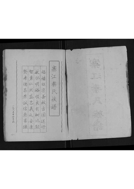 广西秦氏-寨江秦氏族谱[不分卷].pdf电子版插图1