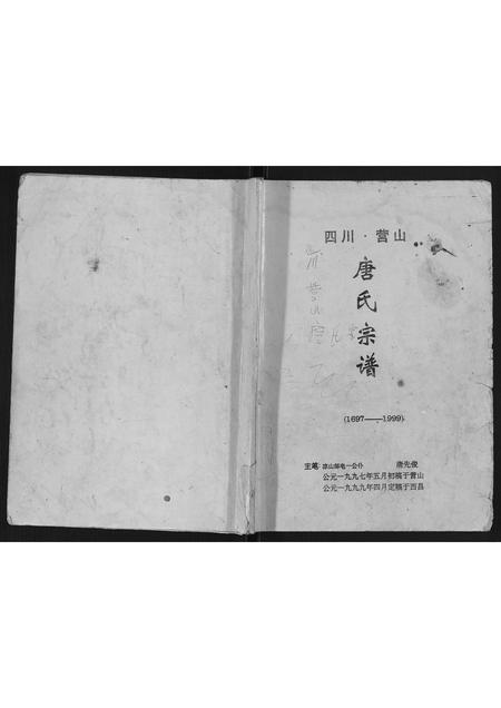 四川唐氏-唐氏宗谱[不分卷].pdf电子版插图