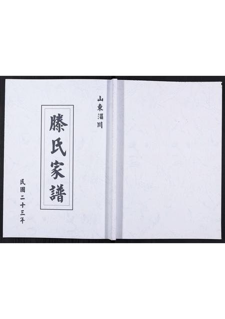 山东滕氏-滕氏家谱[不分卷].pdf电子版
