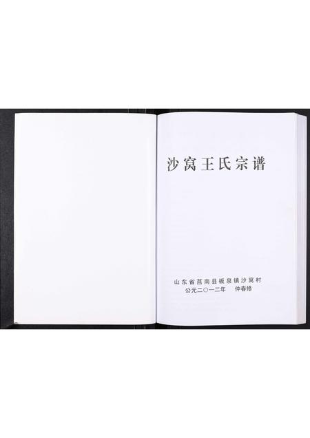 山东王氏-沙窝王氏宗谱[10卷].pdf电子版插图1