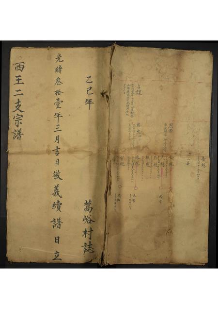 山西未知-西王二支宗谱[残卷](别名：Xi Wang Er Zhi Zong Pu).pdf电子版插图