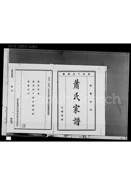 海南萧氏-萧氏家谱 [4卷,首1卷].pdf电子版插图1