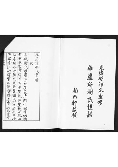 山东谢氏-雄崖所谢氏世谱.pdf电子版插图1