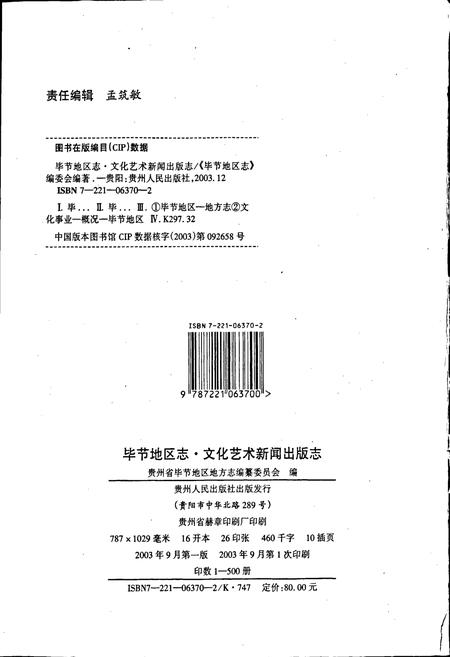 《毕节地区志 文化艺术新闻出版志》.pdf电子版_贵州省志插图2