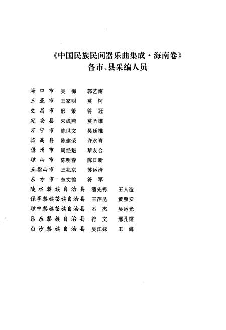 《中国民族民间器乐曲集成·海南卷》.pdf电子版_海南省志插图5