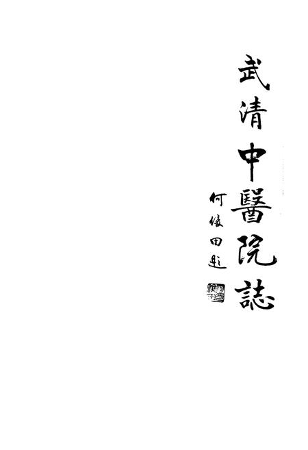 《《武清中医院志》》.pdf电子版_河北省志插图1