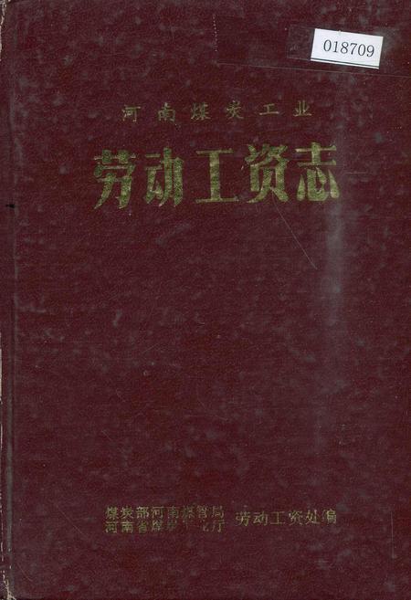 《河南煤炭工业劳动工资志》.pdf电子版_河南省志
